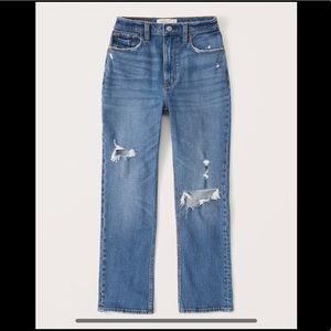 Abercrombie Ultra High Rise Straight Jeans